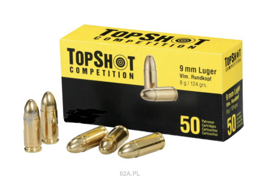 9x19  FMJ 8.0g TOPSHOT