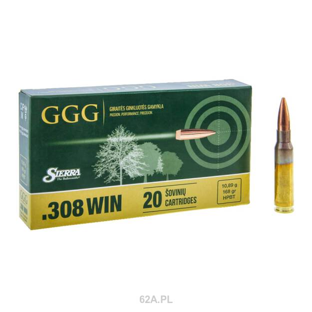 GGG 308Win HPBT GPX13 168gr/10.9g